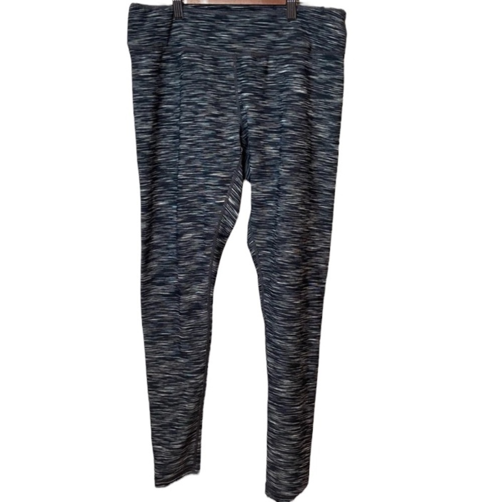 Zella High Waist/Rise Black White Legging Size Large